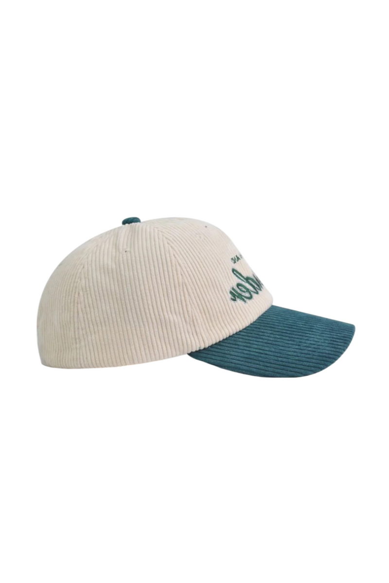 Zapora Green Corduroy Embossed Wonder Cap