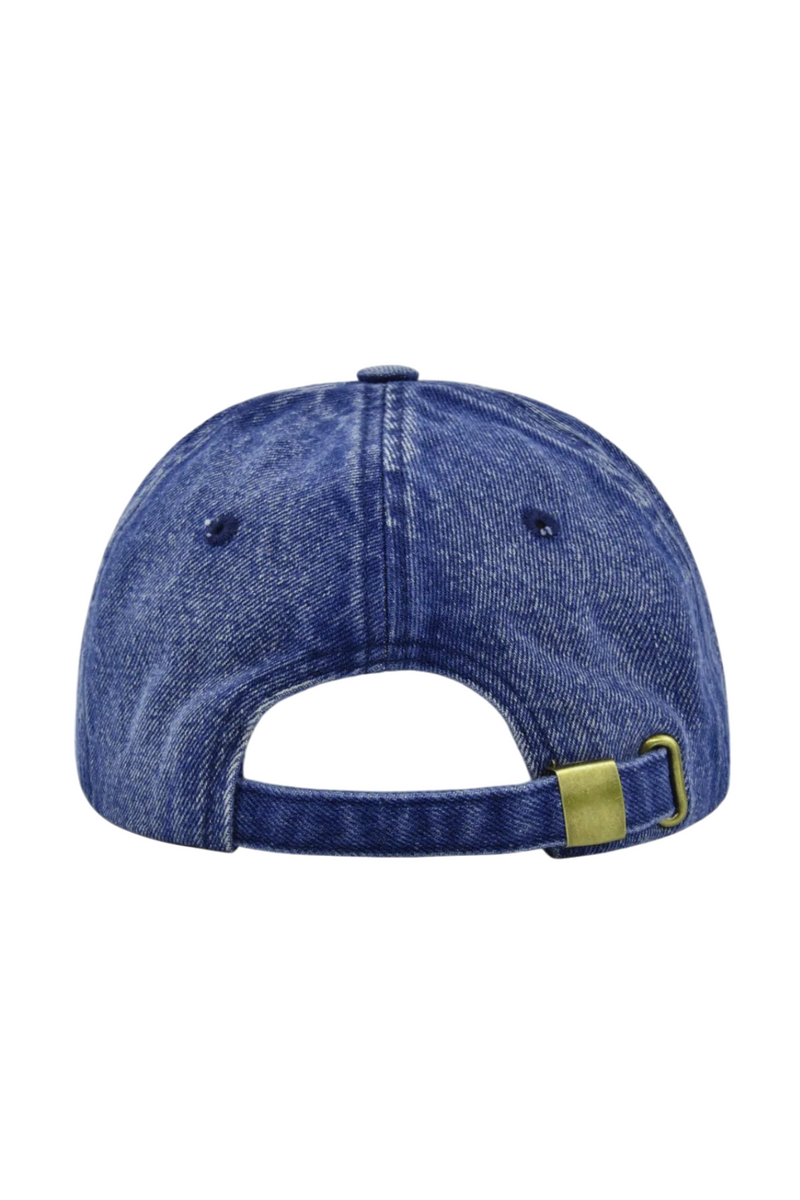 Zapora Effortlessly Cool Blue Denim Cap