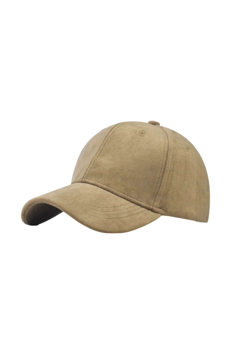 Zapora Timeless Suede Beige Cap for Effortless Style