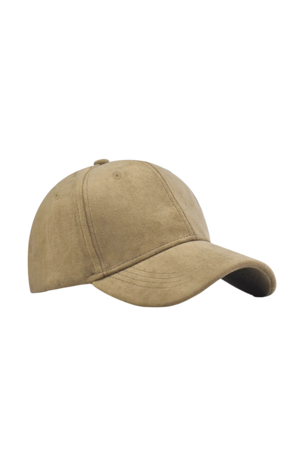 Zapora Timeless Suede Beige Cap for Effortless Style